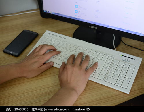 男性之手 连接数字世界，服务会展未来